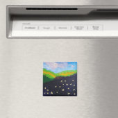 ジャミ絵画ーによる暗色景観の磁石 マグネット (インサイチュ (食洗機))