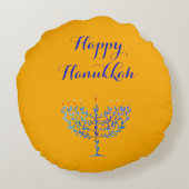 ジャムかわいらしフィルドヌードヌハヌカー ラウンドクッション (裏面)