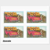 ジャムにぴったりの時間！シール 長方形シール (シート)