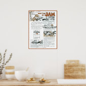 ジャムの中で何をすべきか ポスター (キッチン)