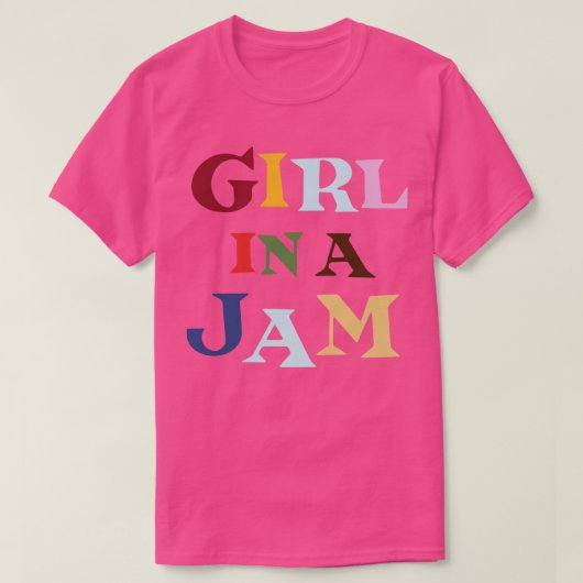 ジャムの少女 Tシャツ (デザイン正面)