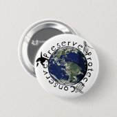 ジャムは節約します保護します 缶バッジ (正面&裏面)