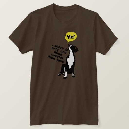 ジャムより甘い Tシャツ (デザイン正面)