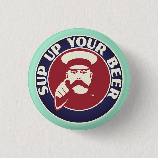 ジャムエトモダンン銃のバッジ。 缶バッジ (正面)