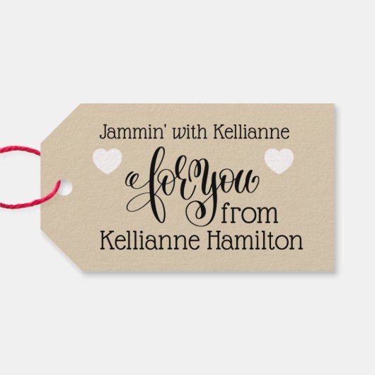 ジャムギフトラベル ギフトタグ (裏面横)