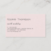 ジャムスウィートケーキのベーカリー 名刺 (裏面)