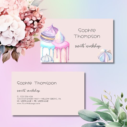 ジャムスウィートケーキのベーカリー 名刺