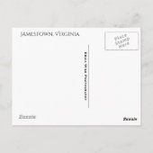 ジャムスタウン遺跡 ポストカード (裏面)