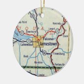 ジャムスタウンNY セラミックオーナメント (左)