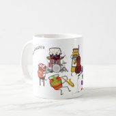 ジャムセッション コーヒーマグカップ (正面左)