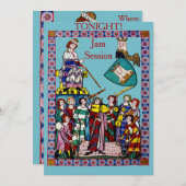 ジャムセッション 招待状 (正面/裏面)
