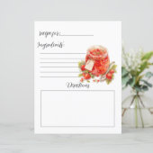 ジャムゼリーのレシピブックページ (スタンド正面)