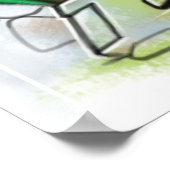 ジャムツ図解入りの、写真付きの1 ポスター (角)