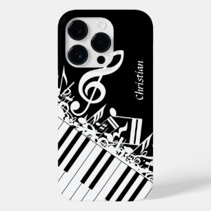 ジャムパーソナライズされたリングされた楽譜とピアノ鍵 Case-Mate iPhone 14 PROケース