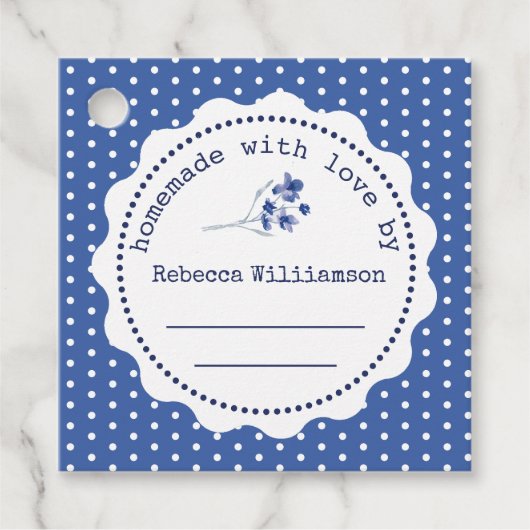 ジャムパーソナライズされた缶詰 |愛で自家製 フェイバータグ (正面)