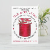 ジャムフードクラフトフェアの瓶フェスティバル 招待状 (スタンド正面)