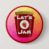 ジャムボタン 缶バッジ (正面)