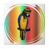 ジャムミンオウム タイル (正面)