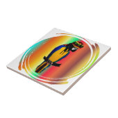 ジャムミンオウム タイル (側面)