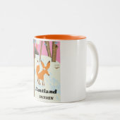 ジャムランドスウェーデンヴィンテージ旅行ポスター ツートーンマグカップ (正面右)