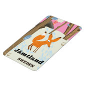 ジャムランドスウェーデンヴィンテージ旅行ポスター マグネット (左側)