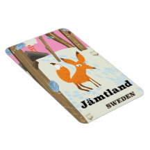ジャムランドスウェーデンヴィンテージ旅行ポスター