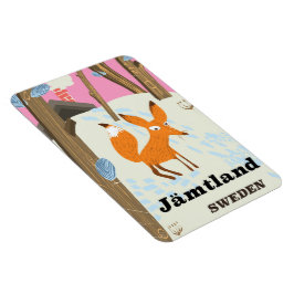 ジャムランドスウェーデンヴィンテージ旅行ポスター マグネット