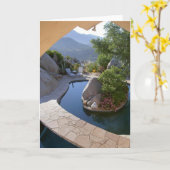 ジャムル休暇 カード (黄色い花)