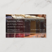 ジャム伝統的の写真 – 名刺 (裏面)