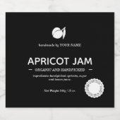 ジャム瓶ラベル包装デザイン スパークリングワインラベル (シングルラベル)