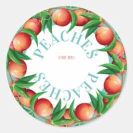 ジャム缶詰ラベルを詰めたフルーツパイ ラウンドシール