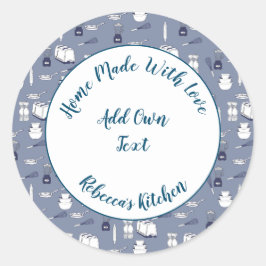 ジャム缶詰ラベル |自家製プロダクトラベル ラウンドシール