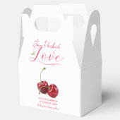 ジャム詰めラブさくらんぼフルーツ結婚 フェイバーボックス (オープン)