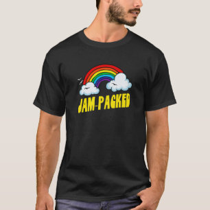 ジャム詰め可愛い皮肉レトロヴィンテージ80's Rain Tシャツ