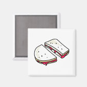 ジャム・サンドイッチ マグネット (正面/裏面)