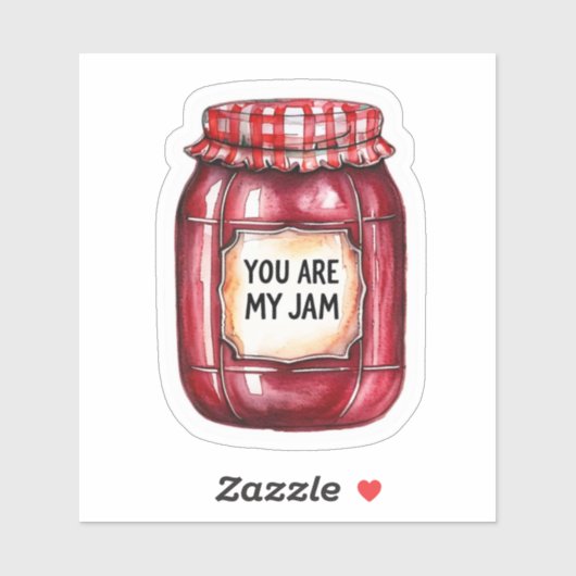 ジャム・ジャーの「ジャム」シール シール (シート)