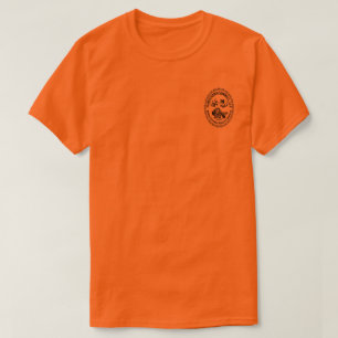 ジャメスタウン·ソーミル·ロゴ-胸のオレンジ色男性ベーシック Tシャツ