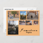 ジャメスタウン(バージニア) ポストカード (正面/裏面)