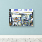 ジャメラのシンガポール キャンバスプリント (インサイチュ (ウッドフロア))