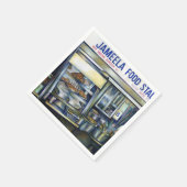 ジャメラのシンガポール スタンダードカクテルナプキン (角)