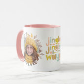 ジャラジャラと音を立てる | 文字カラフル形の写真 マグカップ (正面左)