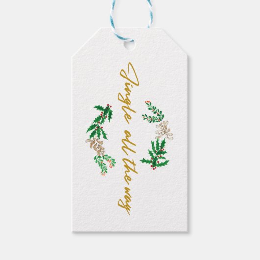 ジャラジャラ鳴る ギフトタグ (正面)