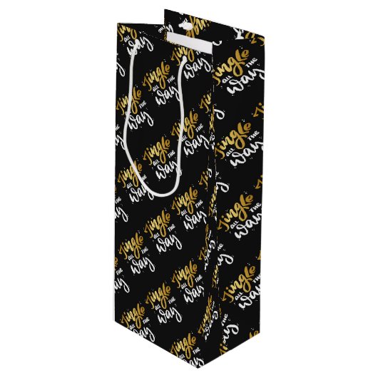 ジャラジャラ鳴る ワインギフトバッグ (正面アングル)