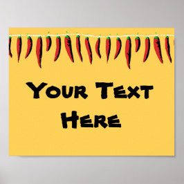 ジャラペノフィエスタサイン ポスター