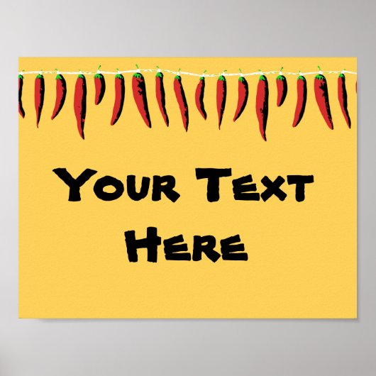 ジャラペノフィエスタサイン ポスター (正面)