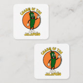 ジャラペーニョチャーム スクエア名刺 (正面/裏面)