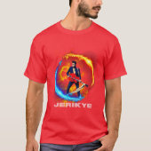 ジャリケの火のシャツ Tシャツ (正面)