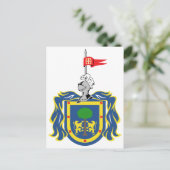 ジャリスコメキシコの紋章 ポストカード (スタンド正面)