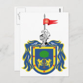 ジャリスコメキシコの紋章 ポストカード (正面/裏面)