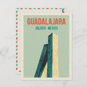 ジャリスコメキシコイラストレーショングアダラハラ ポストカード (正面/裏面)